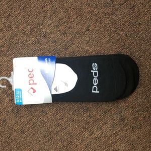 Peds Mid Sport Liner Socks Womens Extended Size 8-12